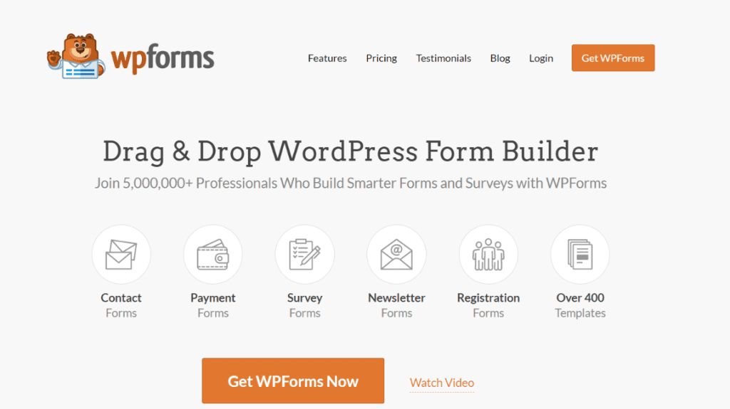 WPforms for WordPress