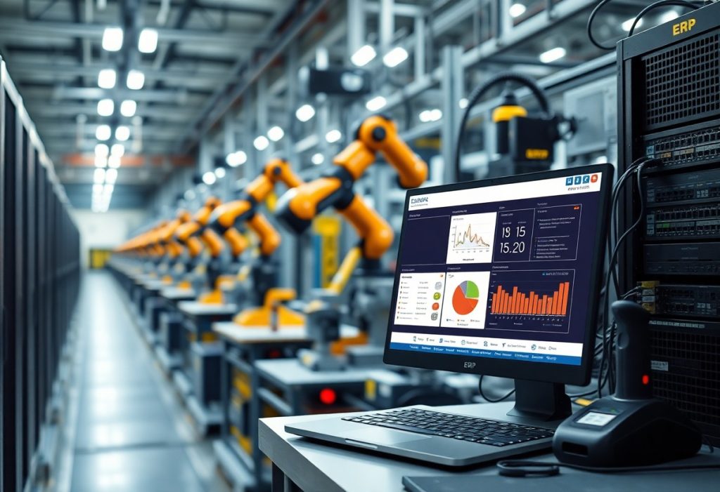 manufacturing erp integration for real time data vjy